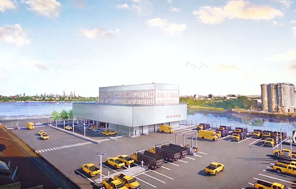 DDC, Urbahn, Scalamandre-Tully and Selldorf top out $121m Harper Street DOT building and yard redevelopment